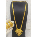 Pari Art Jewellery Trendy Forming Long Necklace And Matching Earrings Set