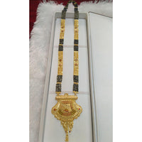 Pari Art Jewellery Designer Black Beads Forming Mangalsutra