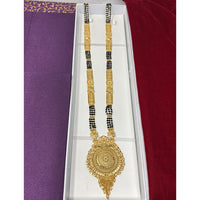 Pari Art Jewellery Designer Black Beads Forming Mangalsutra