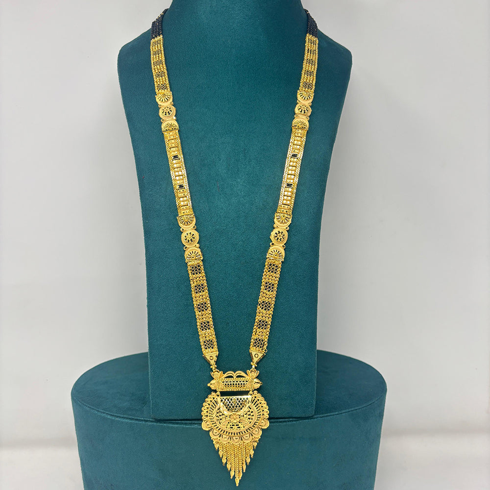 Pari Art Jewellery Designer Black Beads Forming Mangalsutra