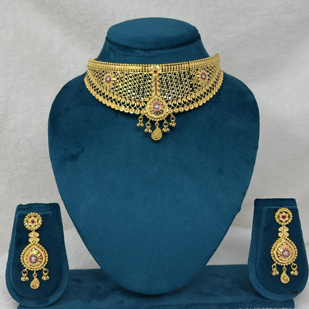 Pari Art Jewellery Designer Forming Choker Necklace Set