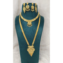 Pari Art Jewellery Royal Forming Double Necklace Set