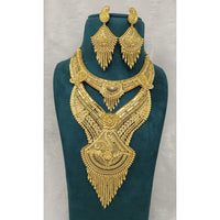 Pari Art Jewellery Royal Forming Double Necklace Set