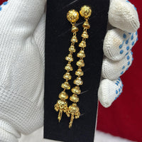 Pari Art Jewellery Forming South Indian Style Long Dangler Earrings
