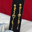 Pari Art Jewellery Forming South Indian Style Long Dangler Earrings