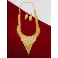 Pari Art Jewellery Forming Floral Grace U-Shape Long Necklace Set