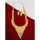 Pari Art Jewellery Forming Floral Grace U-Shape Long Necklace Set