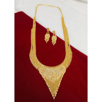 Pari Art Jewellery Forming Floral Grace U-Shape Long Necklace Set