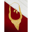 Pari Art Jewellery Forming Floral Grace U-Shape Long Necklace Set