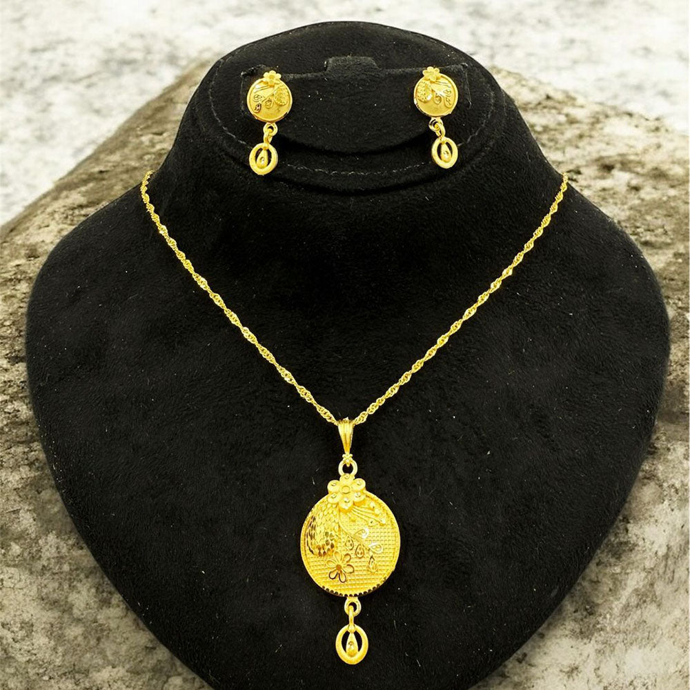 Pari Art Jewellery Royal Turkish Forming Necklace Set