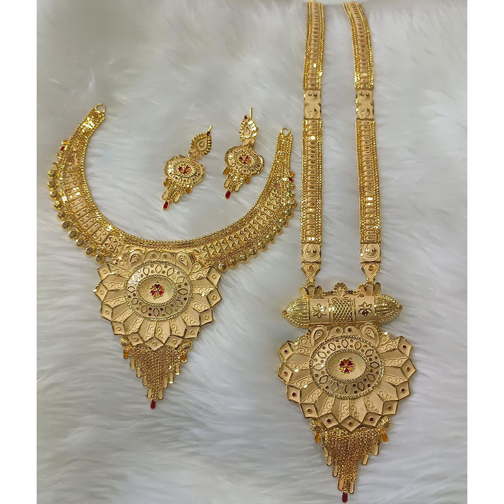 Pari Art Jewellery Designer Forming Necklace Combo Set