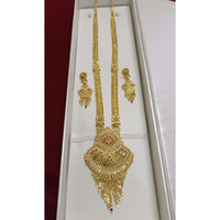 Pari Art Jewellery Royal Forming Long Necklace Set 