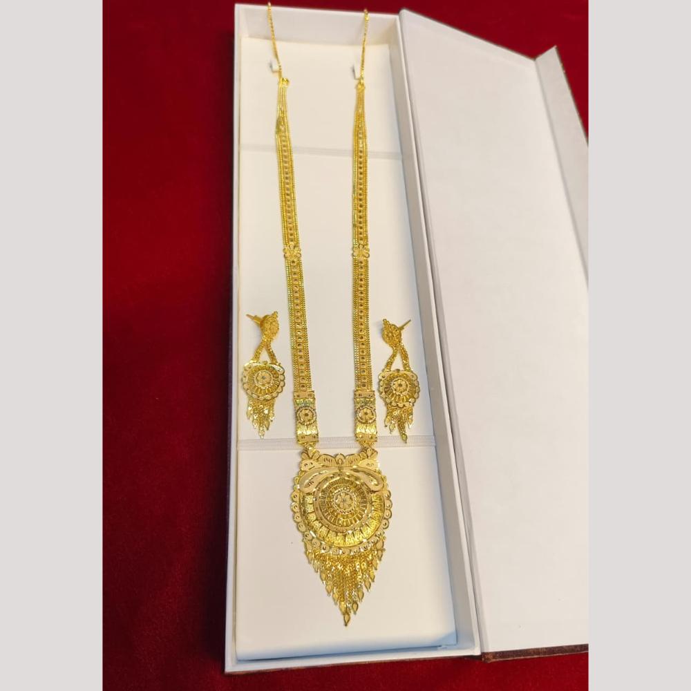 Pari Art Jewellery Royal Forming Long Necklace Set