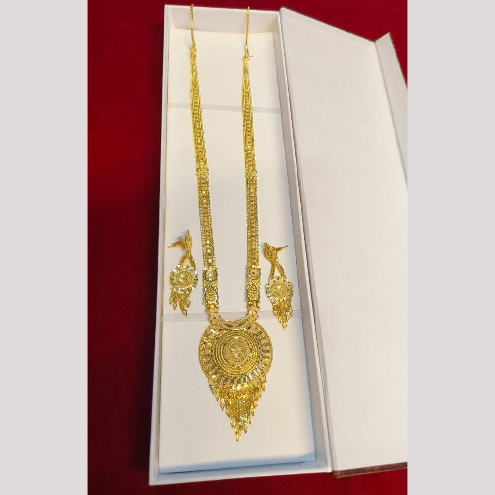 Pari Art Jewellery Royal Forming Long Necklace Set