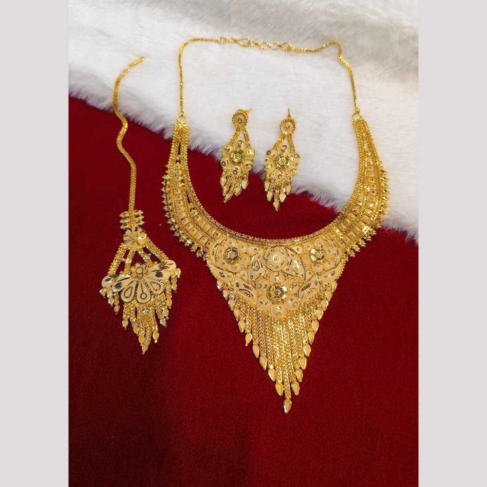 Pari Art Jewellery Royal Forming Necklace Set