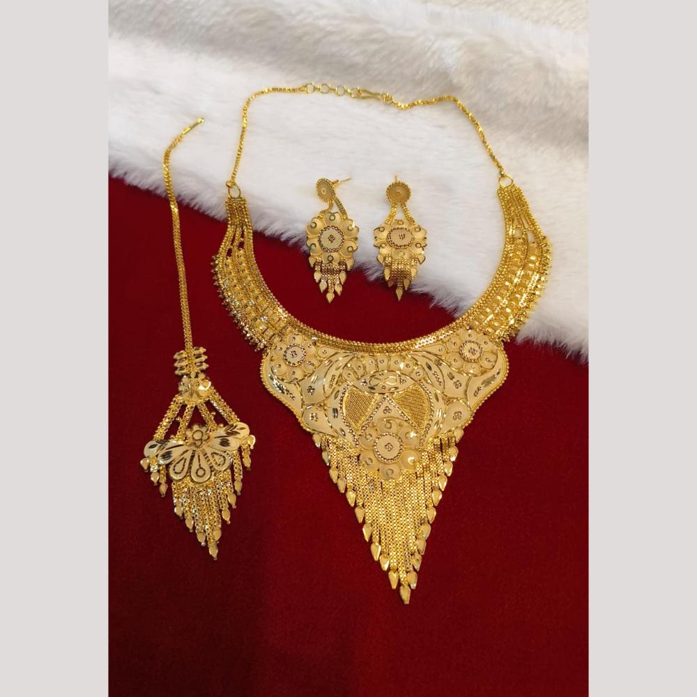 Pari Art Jewellery Royal Forming Necklace Set