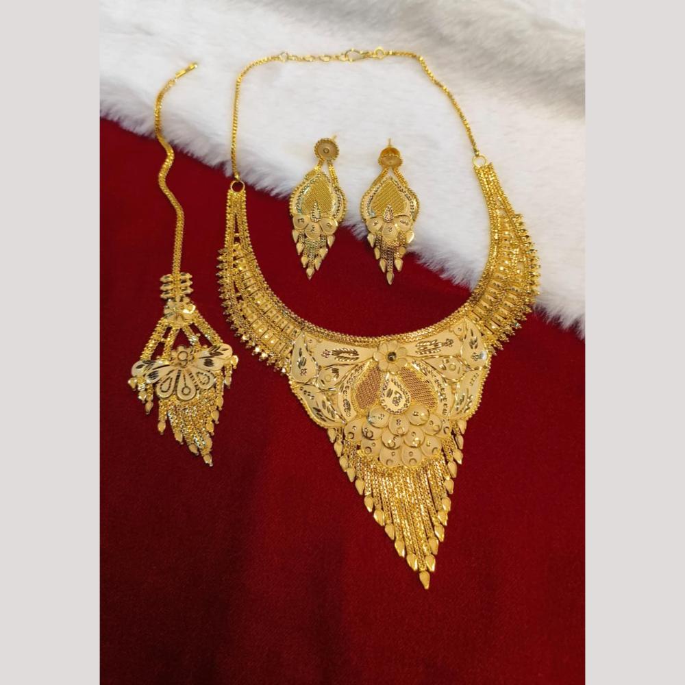 Pari Art Jewellery Royal Forming Necklace Set