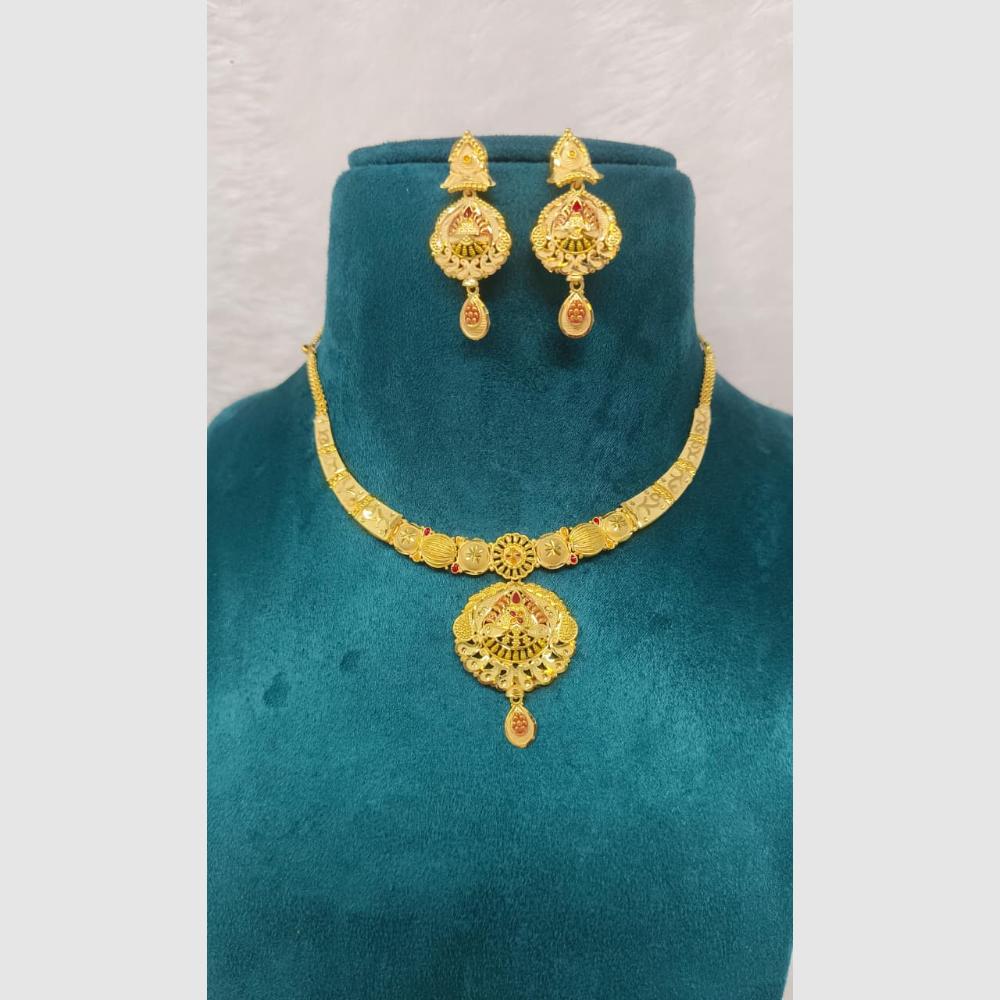 Pari Art Jewellery Royal Forming Necklace Set