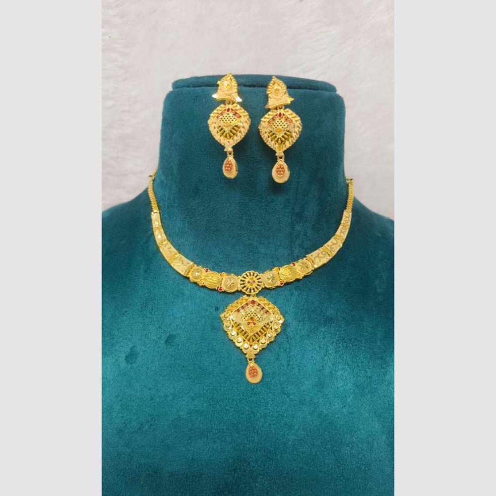 Pari Art Jewellery Royal Forming Necklace Set