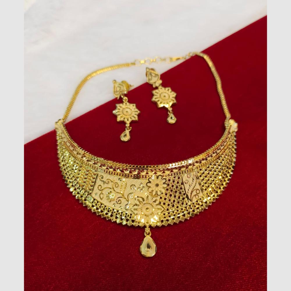 Pari Art Jewellery Royal Forming Choker Necklace Set