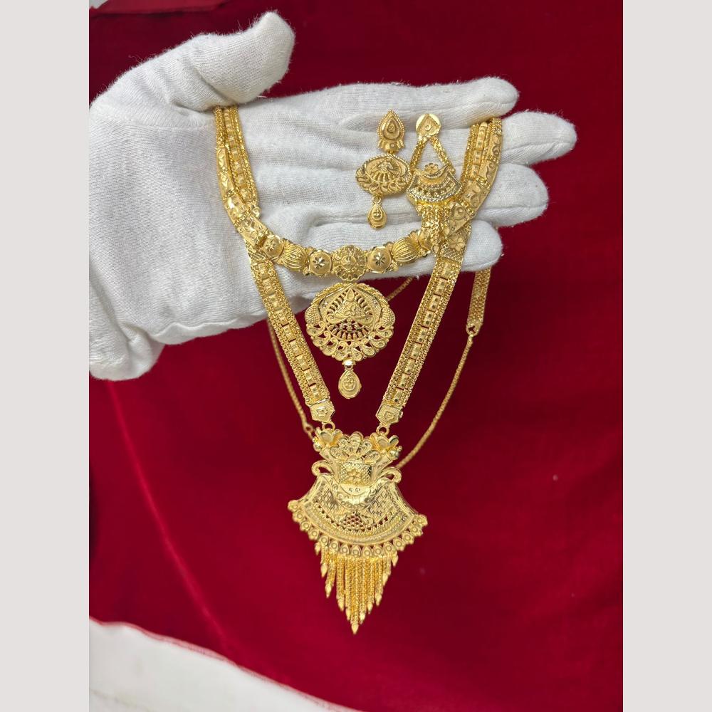 Pari Art Jewellery Designer Forming Double Necklace Set