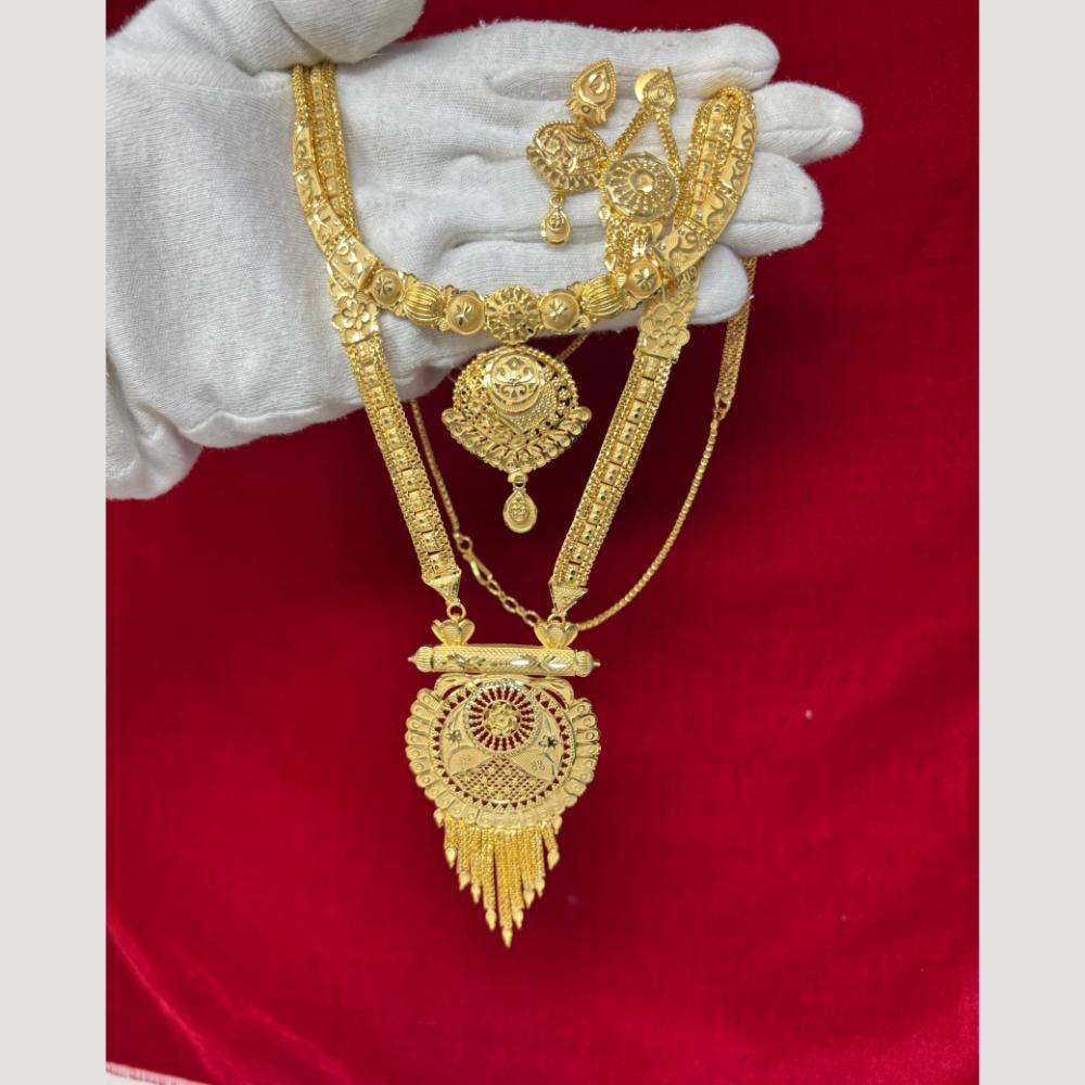 Pari Art Jewellery Designer Forming Double Necklace Set