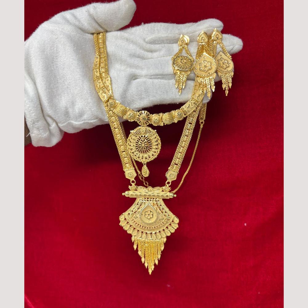 Pari Art Jewellery Designer Forming Double Necklace Set