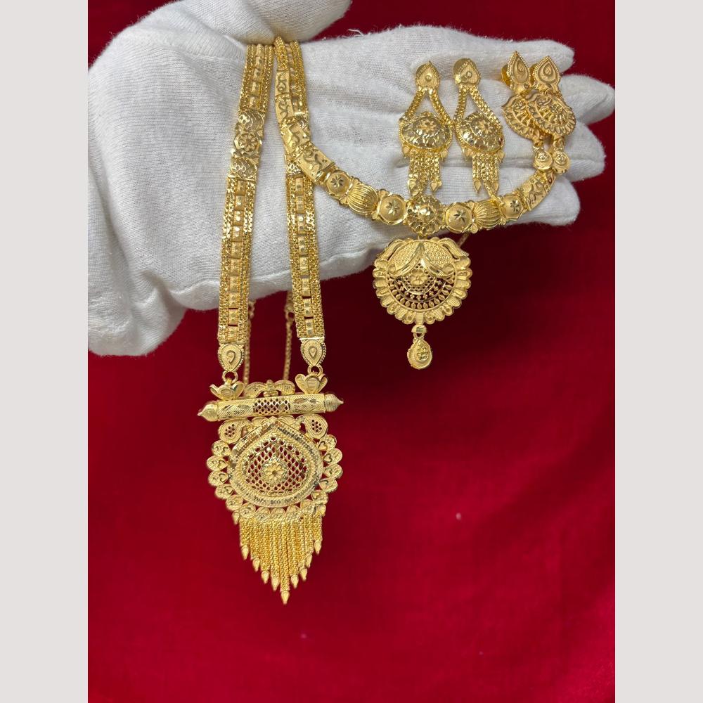 Pari Art Jewellery Designer Forming Double Necklace Set