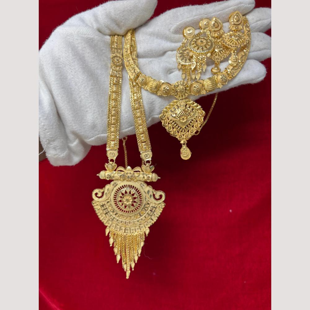 Pari Art Jewellery Designer Forming Double Necklace Set