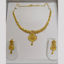Pari Art Jewellery Royal Forming Gold Necklace Set