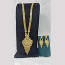 Pari Art Jewellery Premium Forming Gold Long Necklace Set