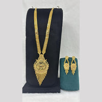 Pari Art Jewellery Premium Forming Gold Long Necklace Set