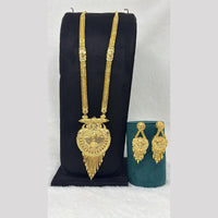 Pari Art Jewellery Premium Forming Gold Long Necklace Set