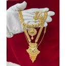 Pari Art Jewellery Premium Gold Forming Double Necklace Set 