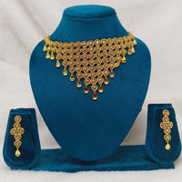 Pari Art Jewellery Premium Gold Forming Necklace Set 