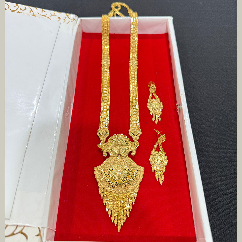 Pari Art Jewellery Royal Style Forming Long Necklace Set