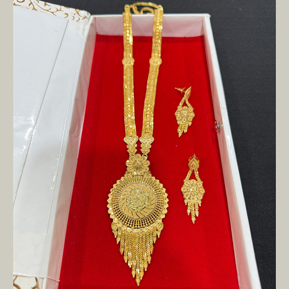 Pari Art Jewellery Royal Style Forming Long Necklace Set