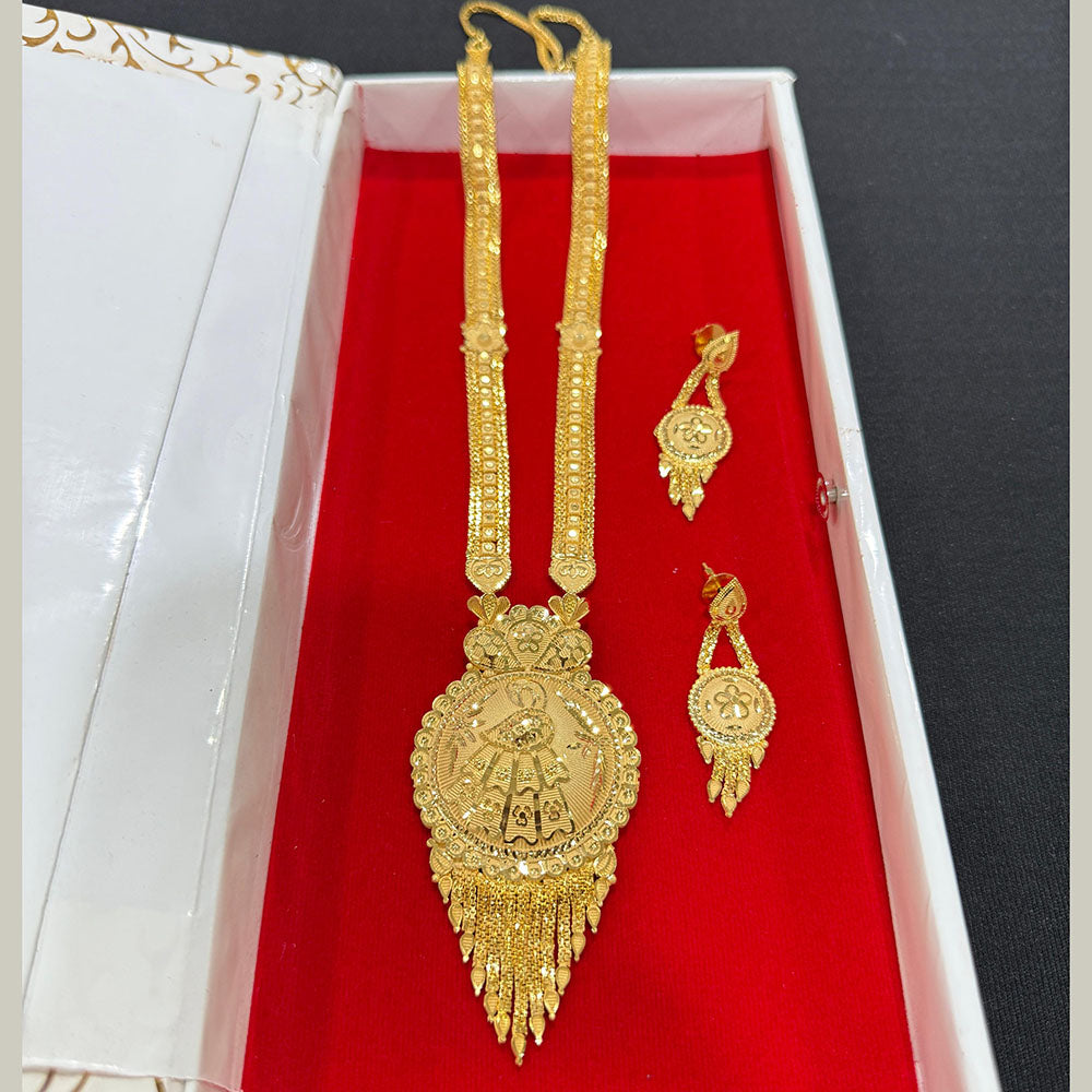 Pari Art Jewellery Royal Style Forming Long Necklace Set