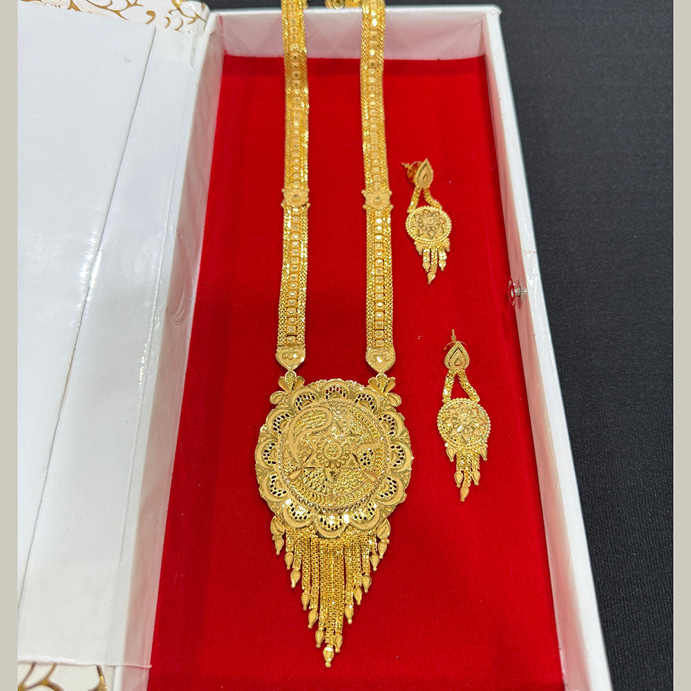 Pari Art Jewellery Royal Style Forming Long Necklace Set
