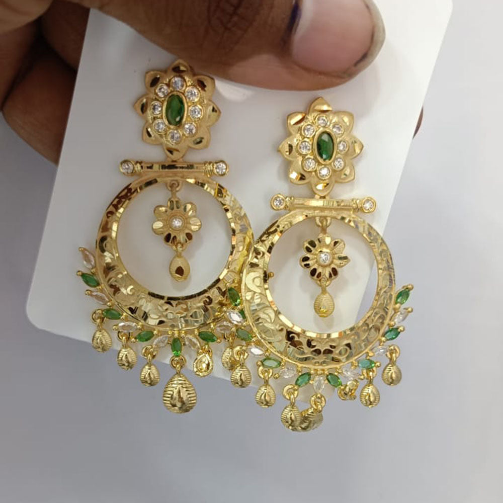 Pari Art Jewellery Designer Forming Austrian Stone Dangler Earrings