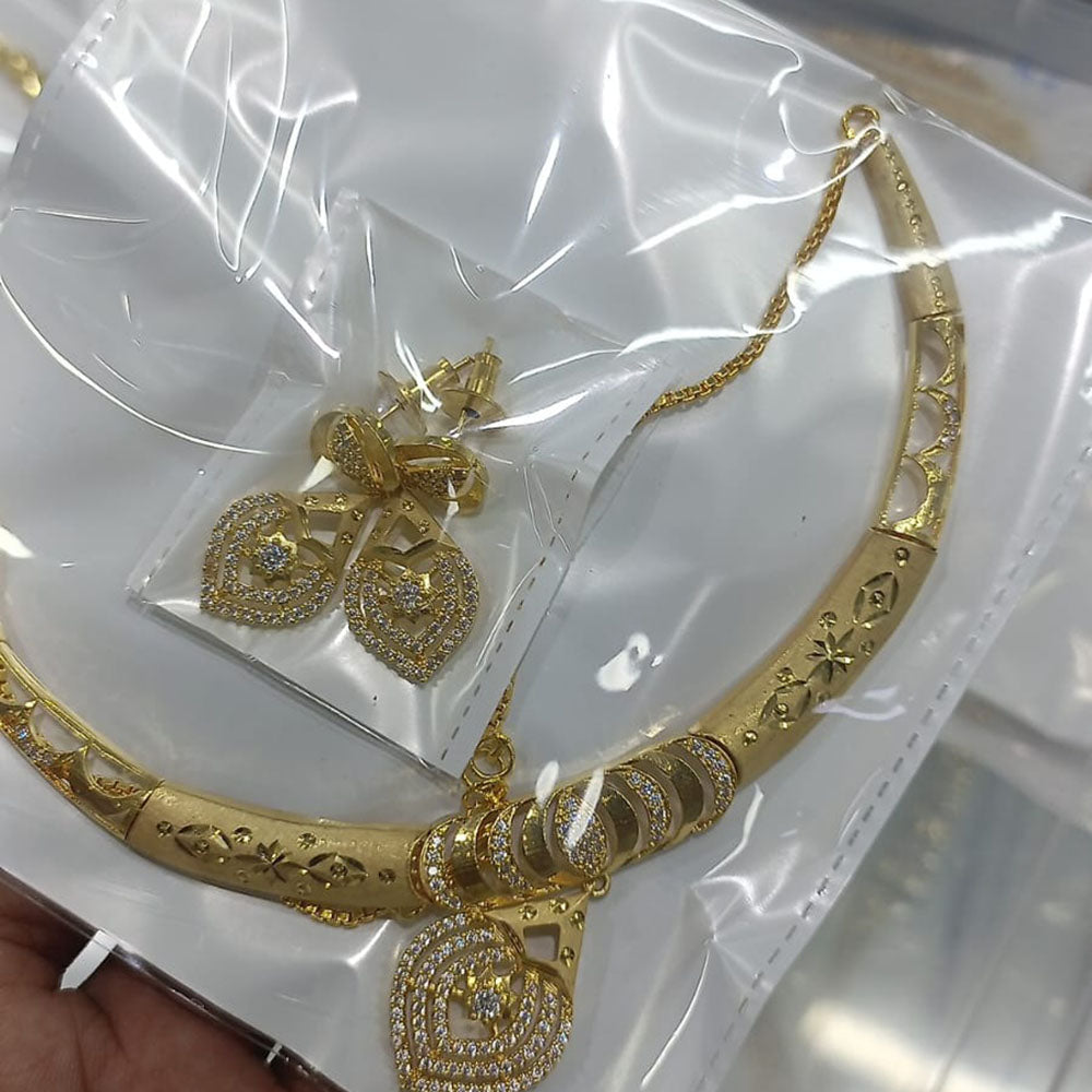 Pari Art Jewellery Royal Austrian Stone Forming Necklace Set