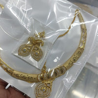 Pari Art Jewellery Royal Austrian Stone Forming Necklace Set