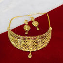 Pari Art Jewellery Designer Bridal Forming Gold Choker Necklace Set
