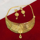 Pari Art Jewellery Designer Bridal Forming Gold Choker Necklace Set
