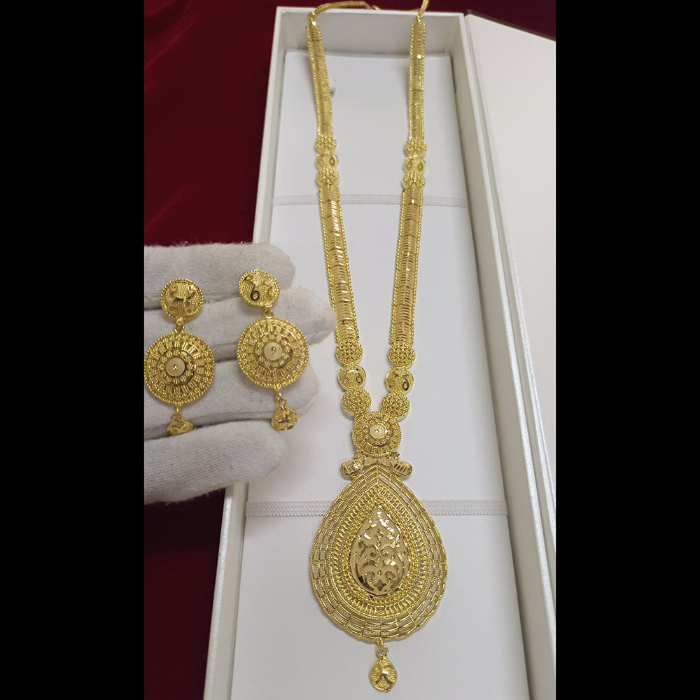Pari Art Jewellery Royal Style Forming Long Necklace Set