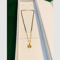 Pari Art Jewellery Stylish Black Beads Forming Mangalsutra