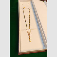 Pari Art Jewellery Stylish Black Beads Forming Mangalsutra