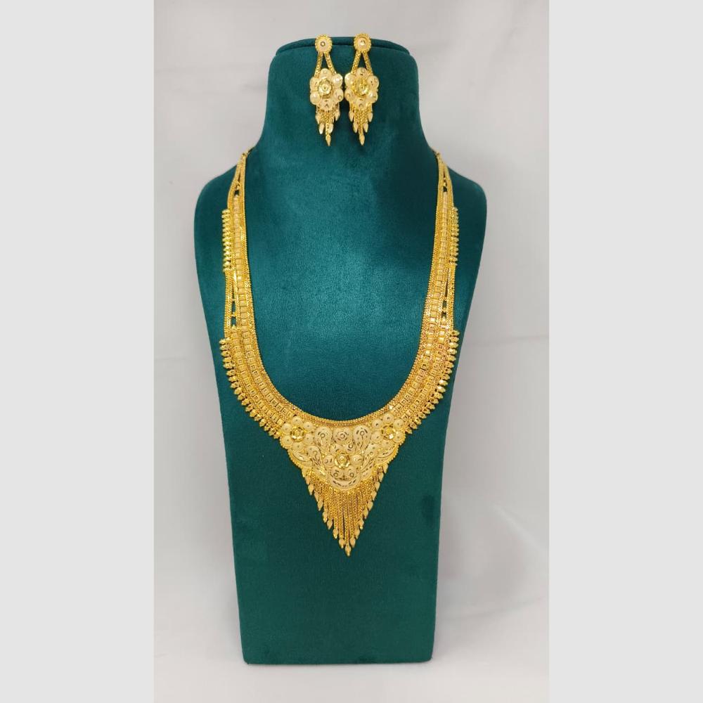 Pari Art Jewellery Royal Style Forming Long Necklace Set