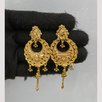 Pari Art Jewellery Classic Forming Gold Dangler Earrings