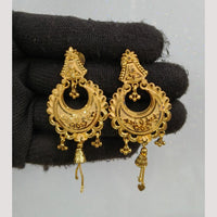 Pari Art Jewellery Classic Forming Gold Dangler Earrings